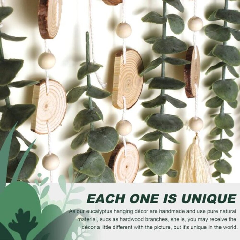 New Artificial Greenery Eucalyptus with Wooden Stick for Wall Decoration - Picture 11 of 11